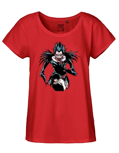 Watercolor Death Demon - anime, manga, note, shinigami, death - Fairtrade Girl Shirt