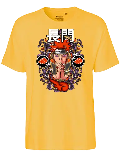 Watercolor Pain - anime, manga, ninja, shinobi - Fairtrade T-Shirt