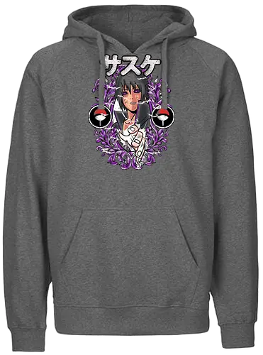 Watercolor Little Brother - anime, manga, ninja, shinobi - Fairtrade Hoodie