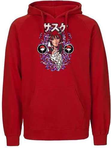Watercolor Little Brother - anime, manga, ninja, shinobi - Fairtrade Hoodie