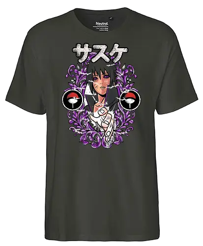 Watercolor Little Brother - anime, manga, ninja, shinobi - Fairtrade T-Shirt