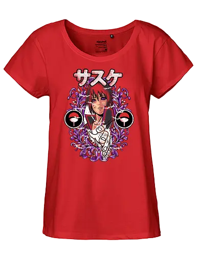 Watercolor Little Brother - anime, manga, ninja, shinobi - Fairtrade Girl Shirt
