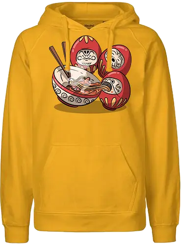 Matryoshka Ramen - ramen, food, daruma, japan - Fairtrade Hoodie
