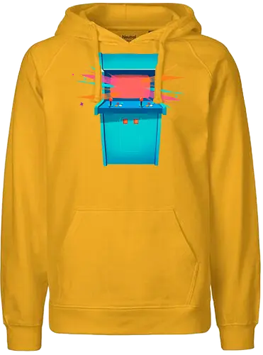 Classic 5 - retro, arcade, gaming - Fairtrade Hoodie