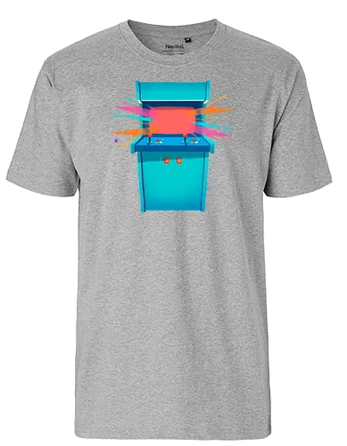 Classic 5 - retro, arcade, gaming - Fairtrade T-Shirt