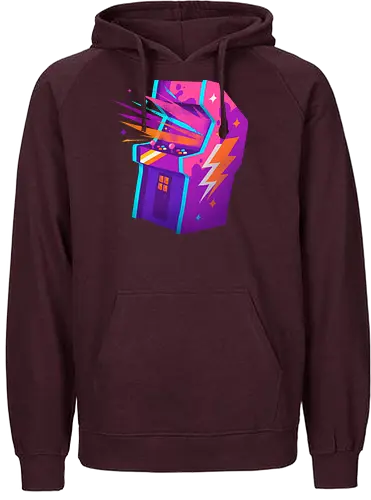 Classic 6 - arcade, retro, gaming - Fairtrade Hoodie