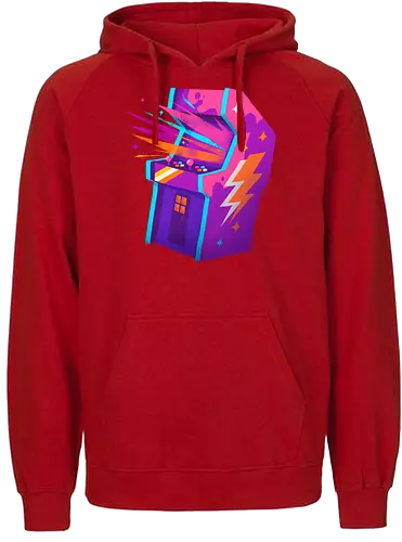 Classic 6 - arcade, retro, gaming - Fairtrade Hoodie