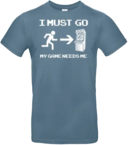 My game needs me - game, arcade, retro - Standard T-Shirt