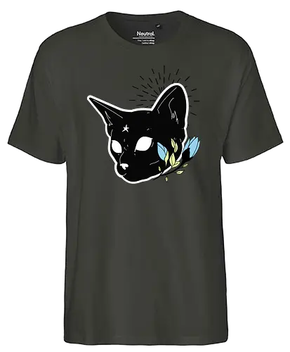 Holy Cat No 2 - cat, katze - Fairtrade T-Shirt