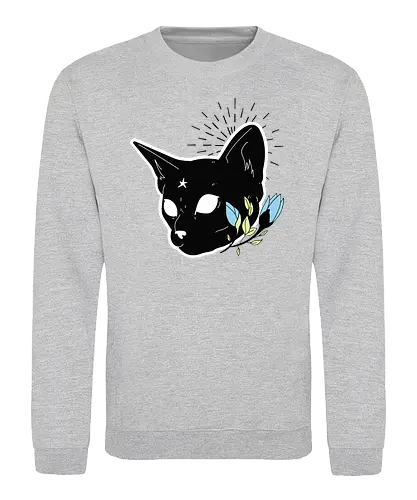 Holy Cat No 2 - cat, katze - Sweatshirt