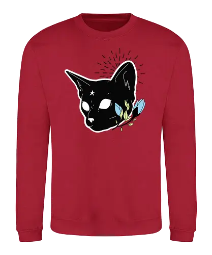 Holy Cat No 2 - cat, katze - Sweatshirt