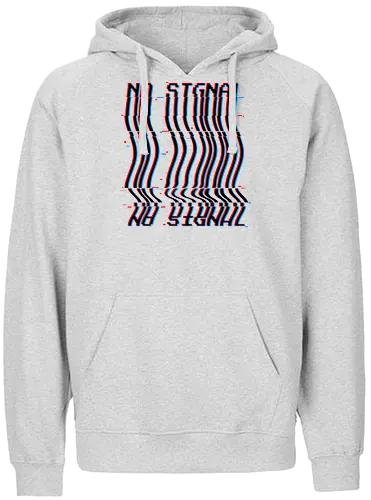 Glitch No Signal - no signal, Glitch - Fairtrade Hoodie