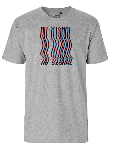 Glitch No Signal - no signal, Glitch - Fairtrade T-Shirt