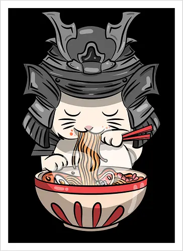 Cats Samurai Ramen