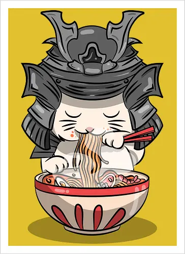 Cats Samurai Ramen
