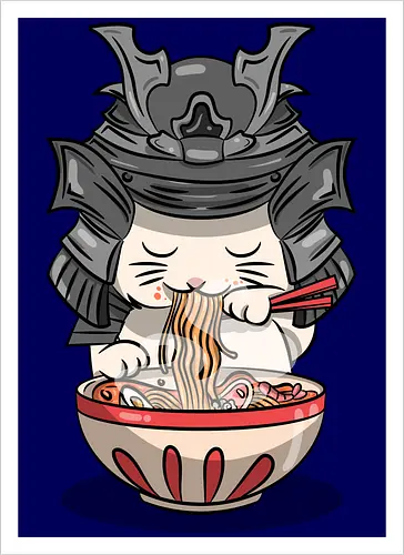 Cats Samurai Ramen