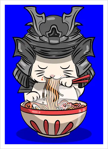 Cats Samurai Ramen