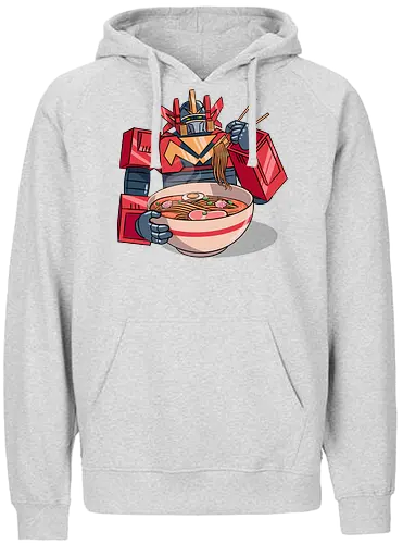 Optimus Ramen - ramen, soup, gundam - Fairtrade Hoodie