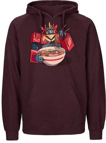 Optimus Ramen - ramen, soup, gundam - Fairtrade Hoodie