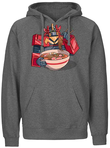 Optimus Ramen - ramen, soup, gundam - Fairtrade Hoodie