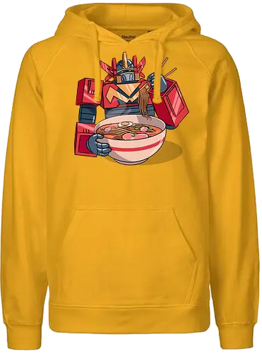 Optimus Ramen - ramen, soup, gundam - Fairtrade Hoodie