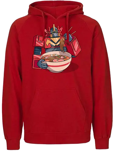 Optimus Ramen - ramen, soup, gundam - Fairtrade Hoodie