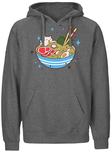 Kittis Ramen Pool - ramen, cat, katze - Fairtrade Hoodie