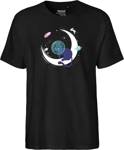 Cat chillin on the moon