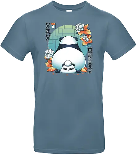 Here Comes Monday - panda, montag, monday, grumpy - Standard T-Shirt