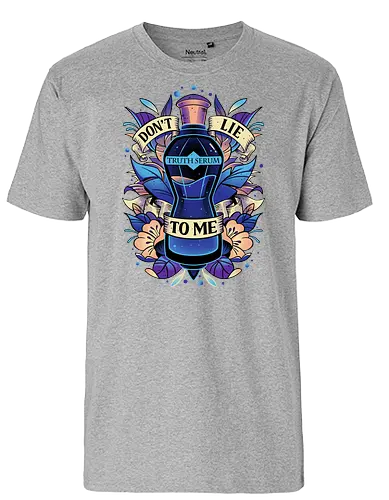 Elixir of Liquid Truth - wahrheit, Potion, magie, magic, witchcraft - Fairtrade T-Shirt