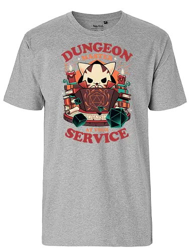 Dungeon Master's Call - dungeon, dragon, dm, pen and paper, rpg - Fairtrade T-Shirt