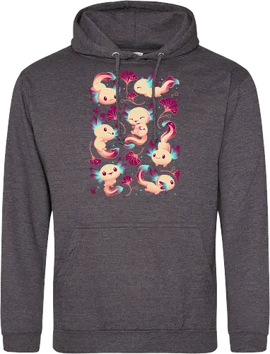 Axolotl Wonders - Axolotl, cute, animal - Standard Hoodie