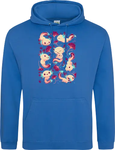 Axolotl Wonders - Axolotl, cute, animal - Standard Hoodie
