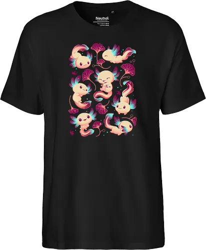 Axolotl Wonders - Axolotl, cute, animal - Fairtrade T-Shirt