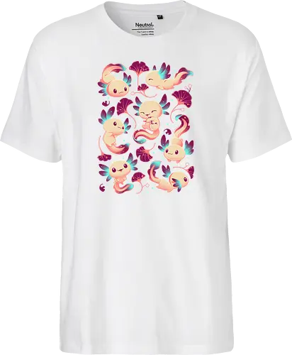Axolotl Wonders - Axolotl, cute, animal - Fairtrade T-Shirt