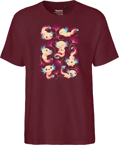 Axolotl Wonders - Axolotl, cute, animal - Fairtrade T-Shirt
