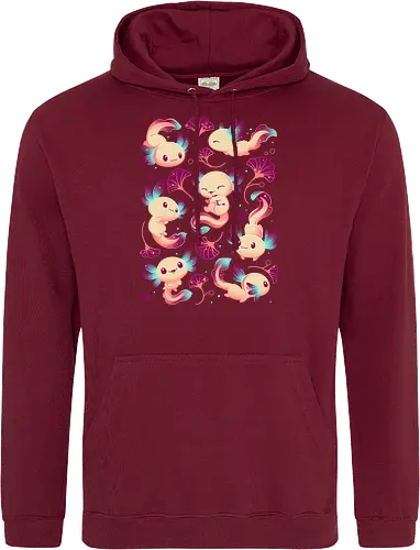 Axolotl Wonders - Axolotl, cute, animal - Standard Hoodie