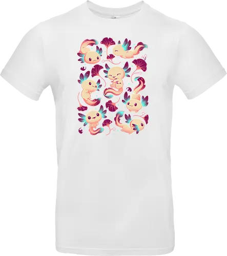 Axolotl Wonders - Axolotl, cute, animal - Standard T-Shirt
