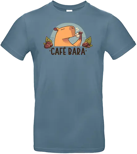 CafeBara - Capybara, coffee, kaffee, pause, Café, brk - Standard T-Shirt