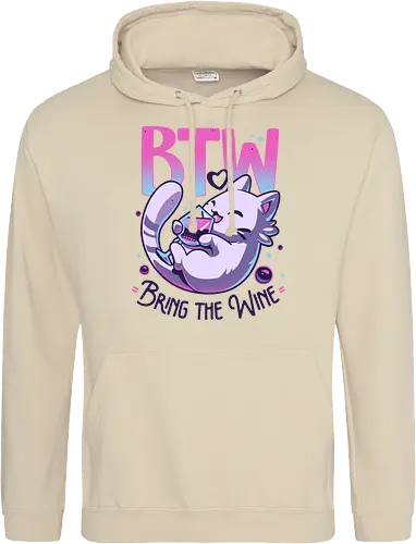 Whiskered Wine Drinker