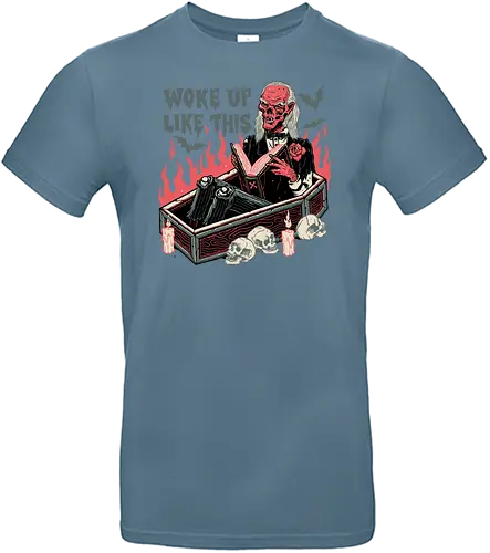 Woke Up Like This - vampir, dracula, Sarg - Standard T-Shirt