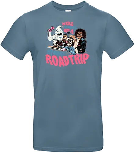 Spooky Roadtrip - monsters, villain, movie, horror - Standard T-Shirt