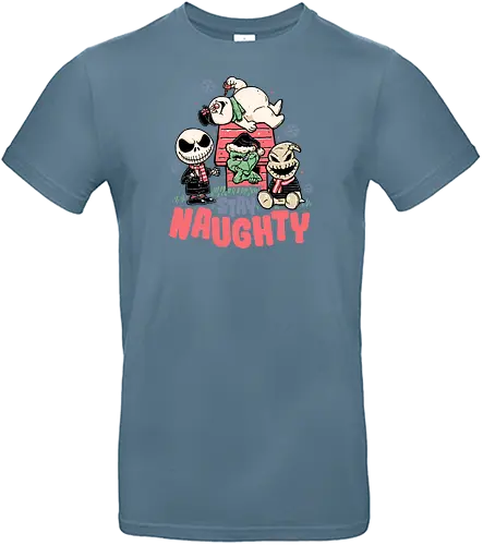 Stay Naughty - weihnachten, naughty, nice, grinch, jack - Standard T-Shirt