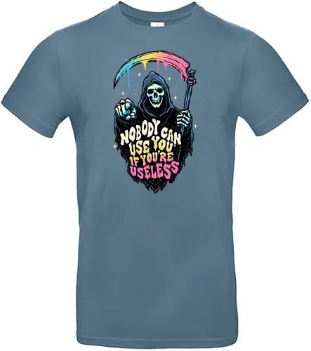 Useless Reaper - colors, colorful, tod, sensenmann, reaper - Standard T-Shirt