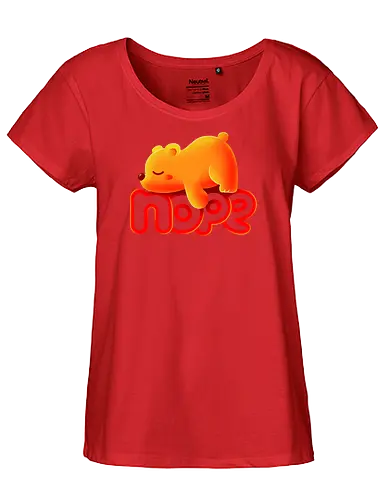 Nope bear - bär, winnie - Fairtrade Girl Shirt