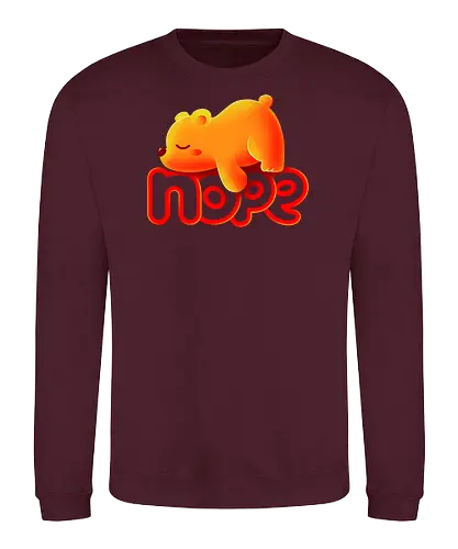 Nope bear - bär, winnie - Sweatshirt