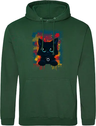 Cute colorful cat