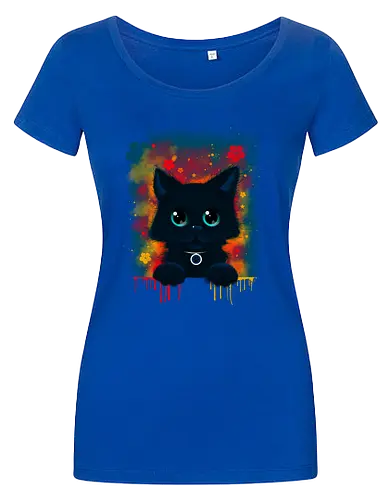 Cute colorful cat
