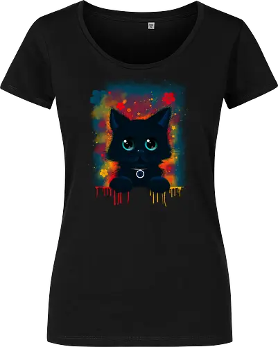 Cute colorful cat