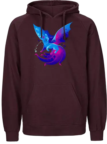 Flying Kitsune - Kami, yokai, fox, fuchs - Fairtrade Hoodie